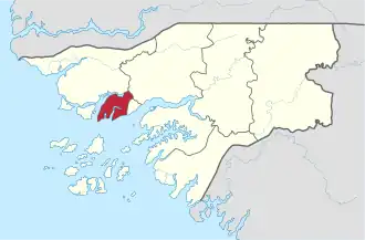 Биомбо на карте