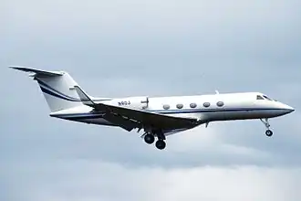Gulfstream III, схожий с разбившимся