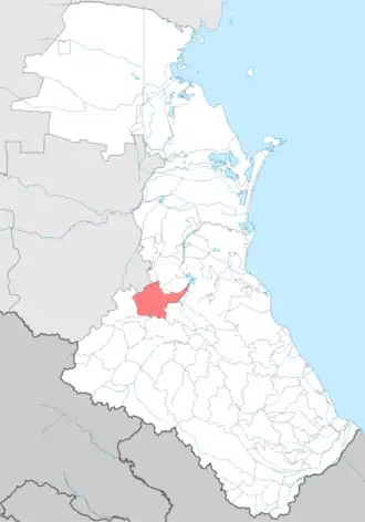 Гумбетовский район на карте