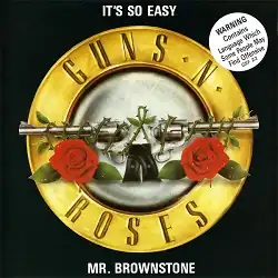 Обложка сингла Guns N' Roses «It's So Easy» (1987)