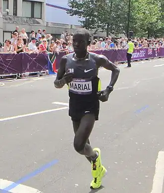 На олимпийском марафоне в Лондоне