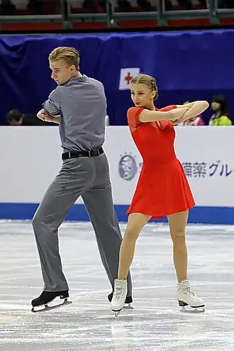 Дейвидас Кизала и Гуосте Дамулявичютена чемпионате мира среди юниоров (2017)