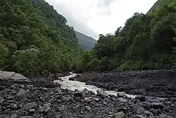 У впадения реки Гуро-Цкали в Аргун