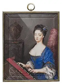 Портрет неизвестной девушки за клавесином, Национальный музей Швеции, Стокгольм