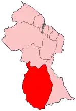 Аппер-Такуту-Аппер-Эссекибо на карте