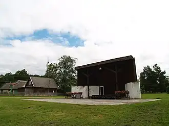 Певческая сцена посёлка