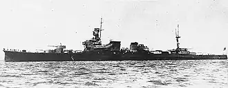 Тяжёлый крейсер «Како» после вступления в строй