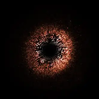 HD 107146, снимок сделан орбитальным телескопом Хаббл.