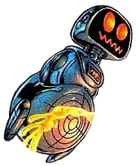 Г.Е.Р.Б.И. в комиксе Fantastic Four vol. 3 #3 (Март 1998)Художник — Алан Дэвис.