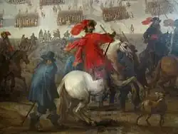 Сражение под Пресницем. Деталь. Портрет Оттавио Пикколомини. Между 1639 и 1651. Холст, масло. Военно-исторический музей, Вена