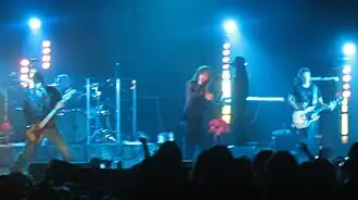 HIM во время выступления в Филморе