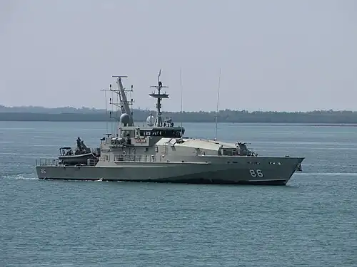 HMAS Albany - патрульный катер типа "Армидейл", 2010 год