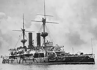 Броненосец «Худ» в 1890-х годах