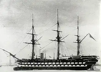 HMVS Nelson, фото сделано между 1870 и 1879 гг.