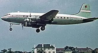 Hermes IV компании Air Safaris вылетает из аэропорта Манчестера в 1961