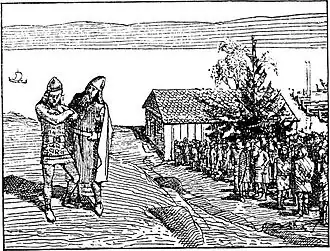 Ярл Сигурд с Хаконом Добрым(работа Кристиана Крога, 1899)