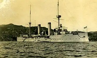 Крейсер "Хай-Юн" во Владивостоке в 1918 г.