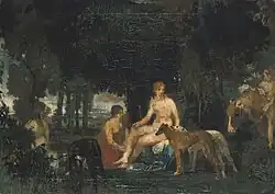 Х. фон Маре. Отдых Дианы. 1863