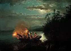 Ночная рыбалка с гарпунами (совместно с А.Тидемандом).