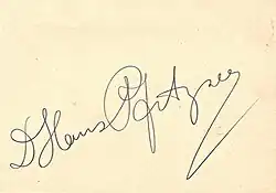 Изображение автографа