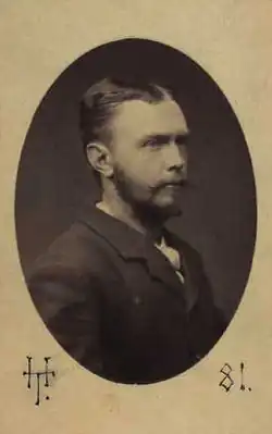 Ханс Тегнер в 1881 году. Королевская библиотека Дании