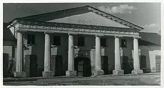 Гродненская ратуша в 30-х годах ХХ века.