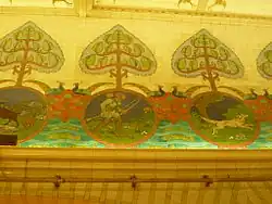 Harrods Food Hall. Деталь панно. Лондон