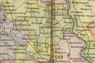 Киперченский район на карте