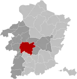Расположение муниципалитета на карте провинции