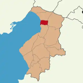 Паяс на карте ила Хатай