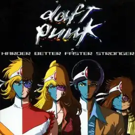Обложка сингла Daft Punk «Harder, Better, Faster, Stronger» (2001)