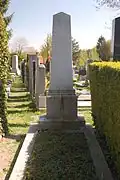 Могила Карла Елинека на Хайлигенштадтском кладбище в Вене