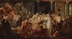 Казнь весталки. Эскиз. 1790-1815. Холст, масло. Государственный Эрмитаж, Санкт-Петербург