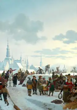 Король Дании Фредерик III во время обороны Копенгагена в 1658—1660 годах