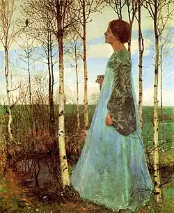 Весна. Портрет Марты Фогелер. 1897. Холст, масло