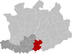 Расположение муниципалитета на карте провинции