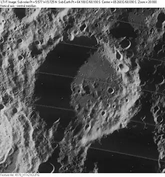 Снимок зонда Lunar Orbiter - IV.