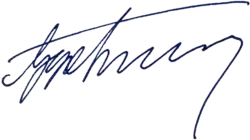 Изображение автографа