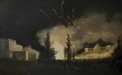 Фейерверк в честь открытия Ботанического сада в Брюсселе, 1829