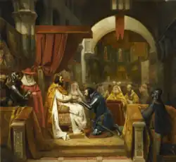 Альфонсо VI объявляет своего племянника Генриха Бургундского графом Португалии