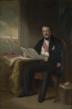 Фрэнсис Грант. «Портрет Генри Поттинджера» (1845)