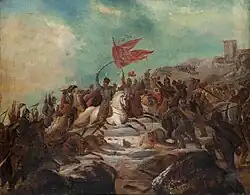 Батальная сцена, 1860 г.