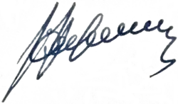 Изображение автографа