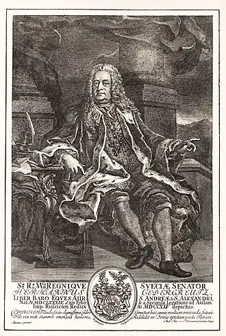 Герман Седеркрёйц. Гравюра XVIII века