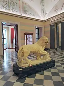 Боспорский мраморный лев. Эрмитаж.