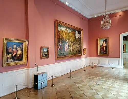 Картина в зале 217 Большого Эрмитажа