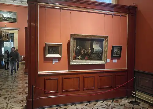 Картина в зале 245 Нового Эрмитажа