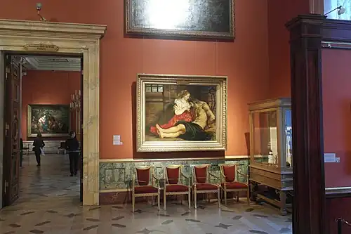 Картина в зале 247 Нового Эрмитажа