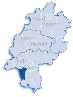 Грос-Герау на карте