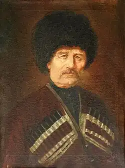 Портрет Хусины Баева (холст, масло).